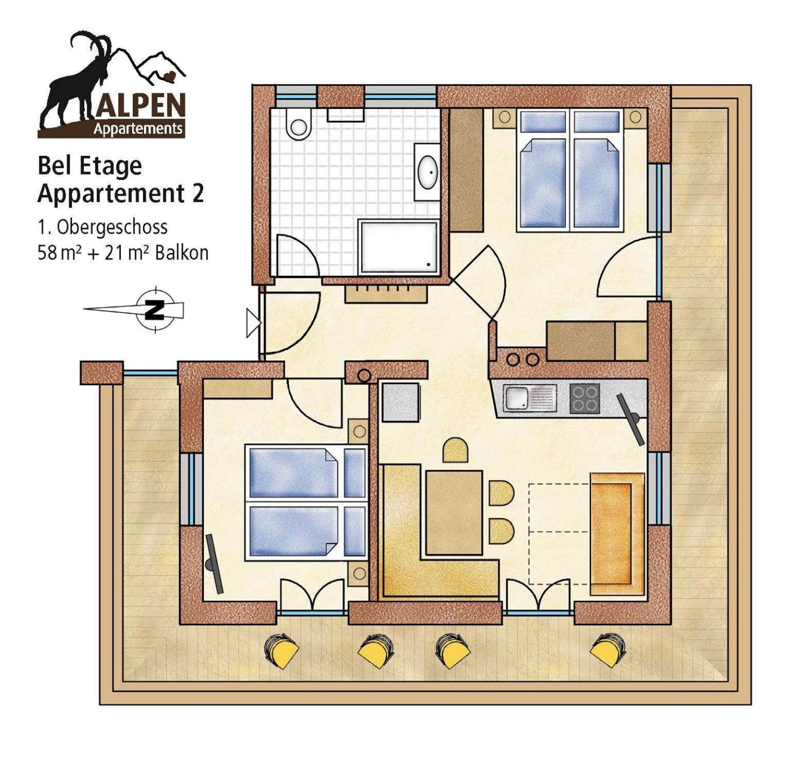 Alpen Appartement Beletage Майргофен Номер фото